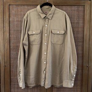Levi's - Mens Size XL Button Down Shirt - Tan